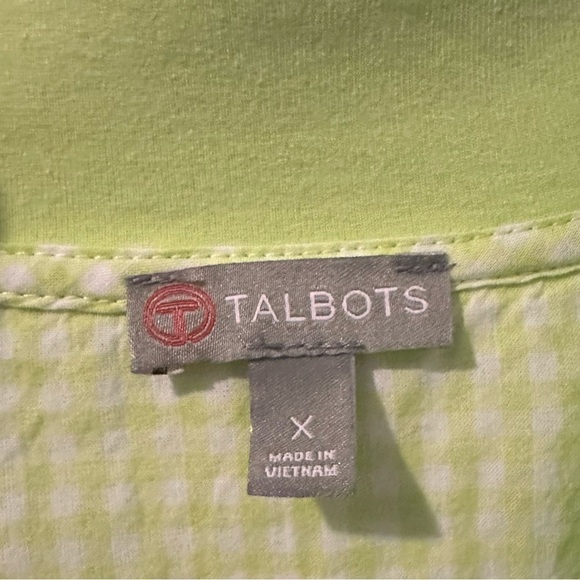 Talbots Full Zip Light Green Jacket - Picture 3 of 8